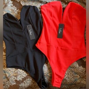 Lulus strapless bodysuit size small